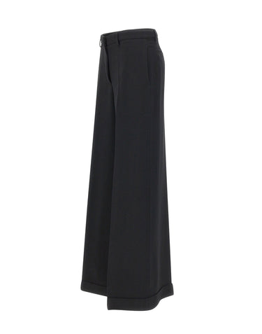FABIANA FILIPPI Pantaloni palazzo BLACK Donna 