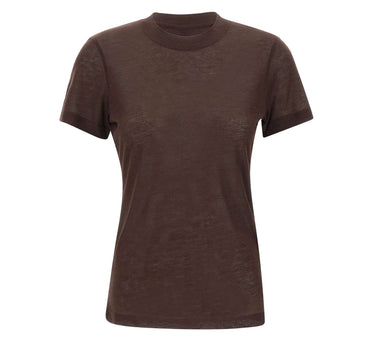 FILIPPA K T-shirt "Lyocell Cashmere Tee" BROWN Donna 