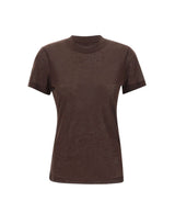 FILIPPA K T-shirt "Lyocell Cashmere Tee" BROWN Donna 