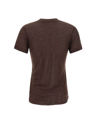 FILIPPA K T-shirt "Lyocell Cashmere Tee" BROWN Donna 