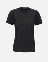 FILIPPA K "Lyocell Cashmere Tee" BLACK Donna 