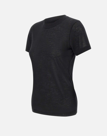 FILIPPA K "Lyocell Cashmere Tee" BLACK Donna 