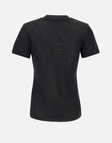 FILIPPA K "Lyocell Cashmere Tee" BLACK Donna 