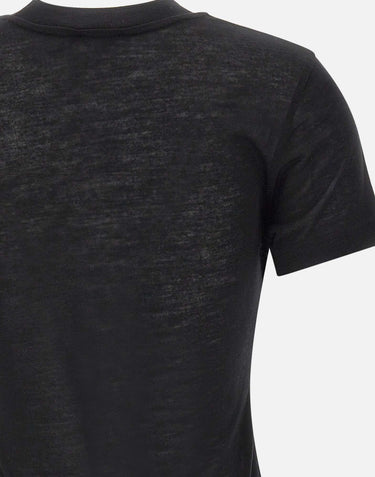 FILIPPA K "Lyocell Cashmere Tee" BLACK Donna 