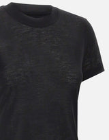 FILIPPA K "Lyocell Cashmere Tee" BLACK Donna 