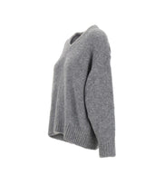 FILIPPA K Maglia in alpaca con scollo a V GREY Donna 