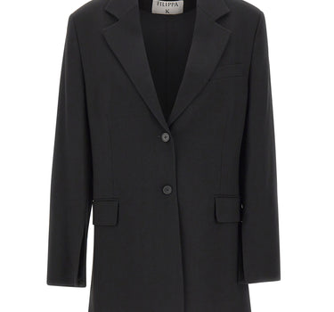 FILIPPA K Blazer in lana con spacchi BLACK Donna 