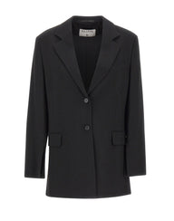 FILIPPA K Blazer in lana con spacchi BLACK Donna 