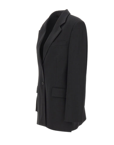 FILIPPA K Blazer in lana con spacchi BLACK Donna 