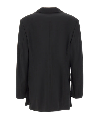 FILIPPA K Blazer in lana con spacchi BLACK Donna 