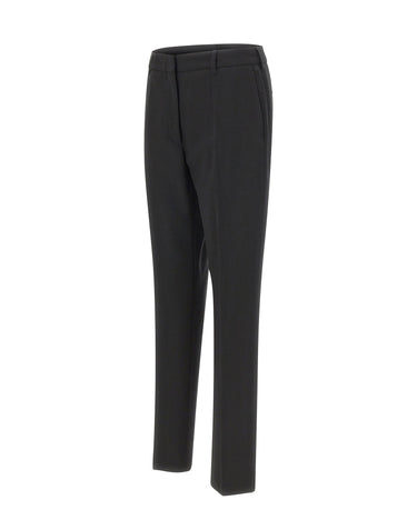 FILIPPA K Pantaloni slim con spacco BLACK Donna 