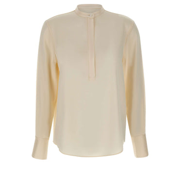FILIPPA K Blusa con mezza abbottonatura WHITE Donna 