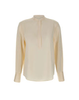 FILIPPA K Blusa con mezza abbottonatura WHITE Donna 
