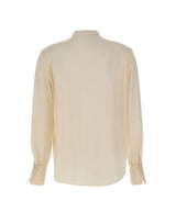 FILIPPA K Blusa con mezza abbottonatura WHITE Donna 