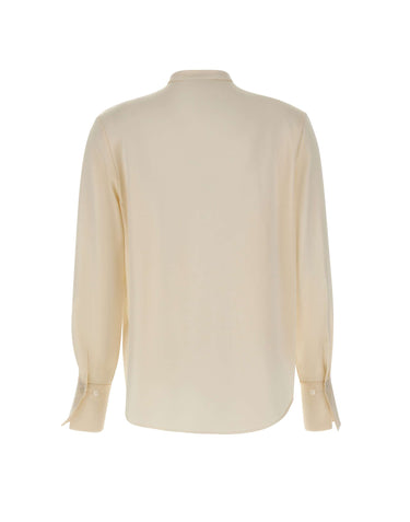 FILIPPA K Blusa con mezza abbottonatura WHITE Donna 