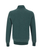 FILIPPO DE LAURENTIIS Cardigan in cashmere GREEN Uomo 