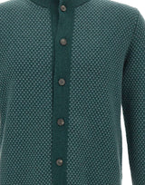 FILIPPO DE LAURENTIIS Cardigan in cashmere GREEN Uomo 