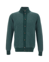 FILIPPO DE LAURENTIIS Cardigan in cashmere GREEN Uomo 