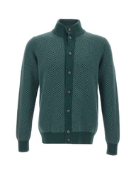 FILIPPO DE LAURENTIIS Cardigan in cashmere GREEN Uomo 