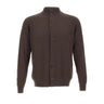 FILIPPO DE LAURENTIIS Cardigan in lana merino superfine BROWN Uomo 