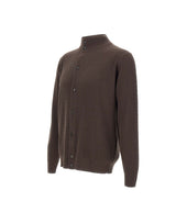 FILIPPO DE LAURENTIIS Cardigan in lana merino superfine BROWN Uomo 