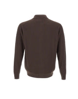 FILIPPO DE LAURENTIIS Cardigan in lana merino superfine BROWN Uomo 