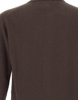 FILIPPO DE LAURENTIIS Cardigan in lana merino superfine BROWN Uomo 