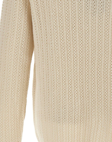FILIPPO DE LAURENTIIS Cardigan in lana e cashmere WHITE Uomo 