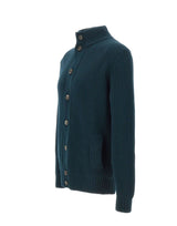 FILIPPO DE LAURENTIIS Cardigan in lana extrafine GREEN Uomo 