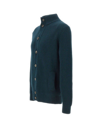 FILIPPO DE LAURENTIIS Cardigan in lana extrafine GREEN Uomo 