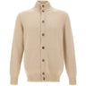 FILIPPO DE LAURENTIIS Cardigan in lana extrafine BEIGE Uomo 