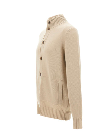 FILIPPO DE LAURENTIIS Cardigan in lana extrafine BEIGE Uomo 