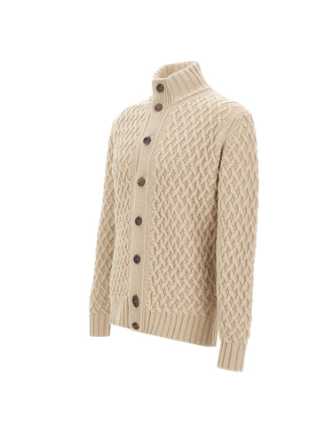 Cardigan in lana merino BB3ML WM7X061 FILIPPO DE LAURENTIIS 