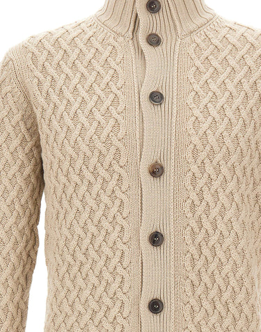 Cardigan in lana merino BB3ML WM7X061 FILIPPO DE LAURENTIIS 