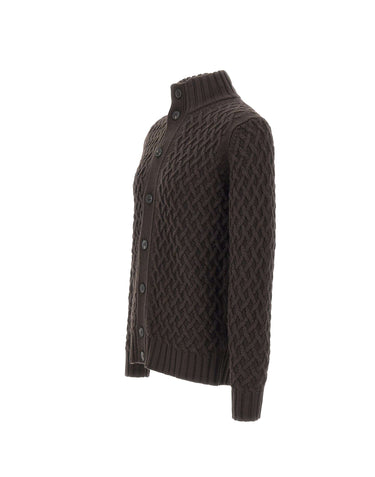 Cardigan in lana merino BB3ML WM7X280 FILIPPO DE LAURENTIIS 