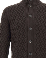 Cardigan in lana merino BB3ML WM7X280 FILIPPO DE LAURENTIIS 