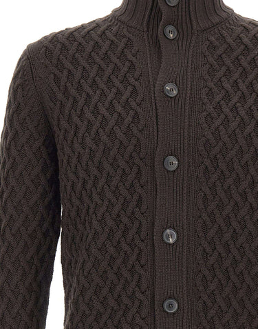 Cardigan in lana merino BB3ML WM7X280 FILIPPO DE LAURENTIIS 