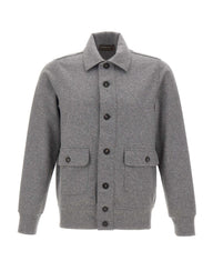 FILIPPO DE LAURENTIIS Giacca in lana e cashmere GREY Uomo 