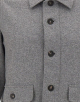 FILIPPO DE LAURENTIIS Giacca in lana e cashmere GREY Uomo 