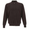 FILIPPO DE LAURENTIIS Cardigan in lana merino con zip BROWN Uomo 