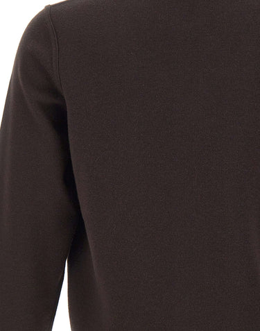FILIPPO DE LAURENTIIS Cardigan in lana merino con zip BROWN Uomo 