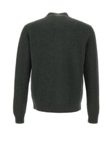 FILIPPO DE LAURENTIIS Cardigan in lana merino GREEN Uomo 