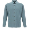 FILIPPO DE LAURENTIIS Camicia in lana merino superfine Light Blue Uomo 
