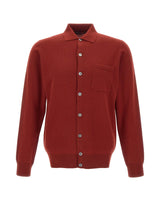 FILIPPO DE LAURENTIIS Cardigan in lana e cashmere RED Uomo 