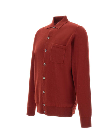 FILIPPO DE LAURENTIIS Cardigan in lana e cashmere RED Uomo 