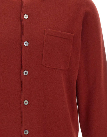 FILIPPO DE LAURENTIIS Cardigan in lana e cashmere RED Uomo 