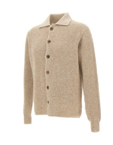 FILIPPO DE LAURENTIIS Cardigan in lana e alpaca BEIGE Uomo 