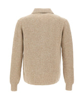 FILIPPO DE LAURENTIIS Cardigan in lana e alpaca BEIGE Uomo 