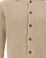 FILIPPO DE LAURENTIIS Cardigan in lana e alpaca BEIGE Uomo 