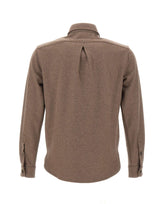 FILIPPO DE LAURENTIIS Camicia in lana e cashmere BEIGE Uomo 